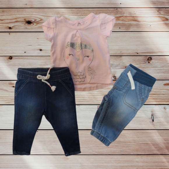 ⚡CARTER'S⚡CHILD OF MINE size Newborn Baby Clothing Girl - Picture 6 of 7